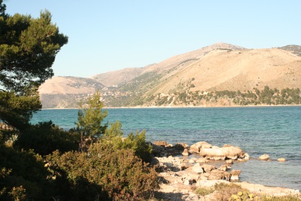 Argostoli coastline, Kefalonia, Greece