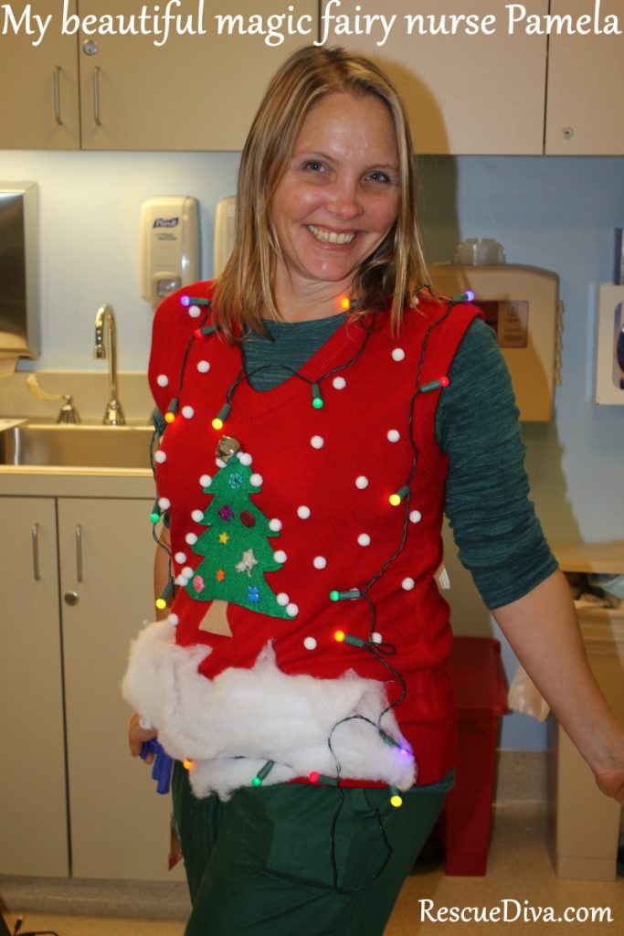 ‘Torture’ treatment for cancer made comfy and easy with help of skilled, caring (magic fairy) nurse
